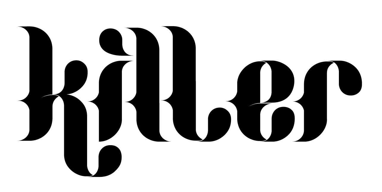 Word Stencil Font