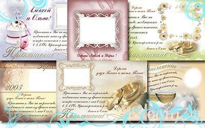 Adobe Photoshop Wedding Invitation Templates