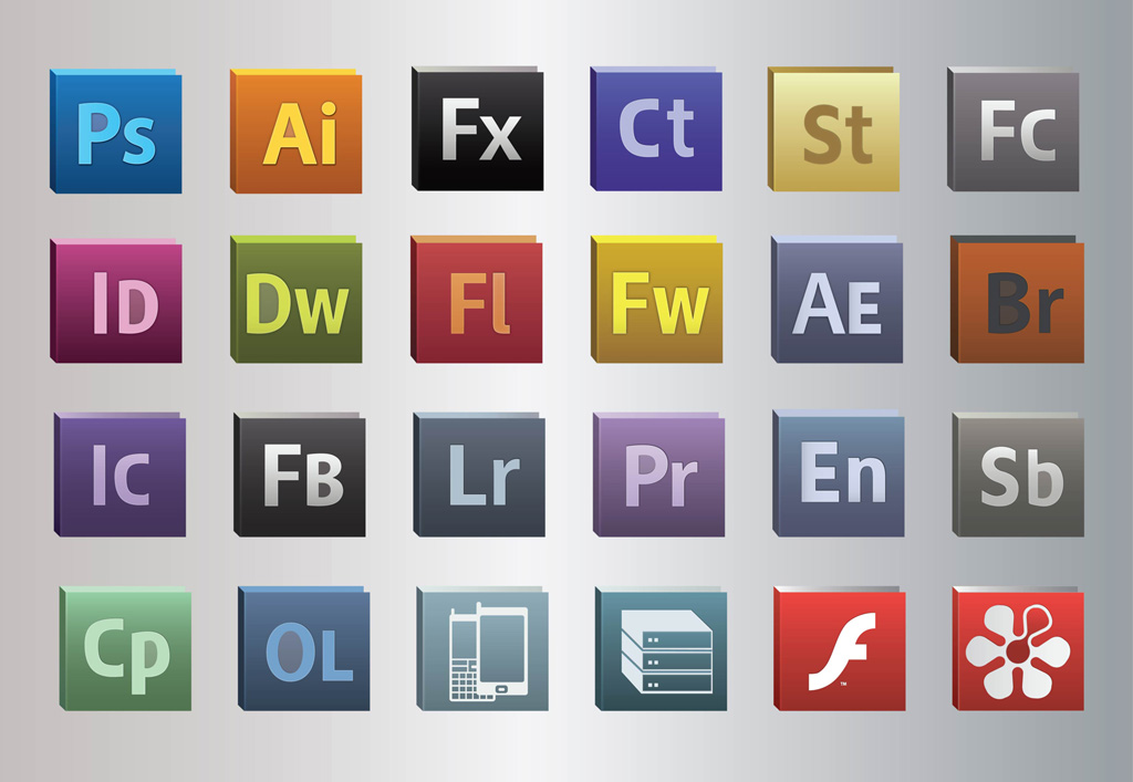 Adobe Program Logos