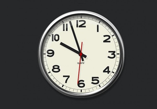 8 Wall Clock PSD Template Images