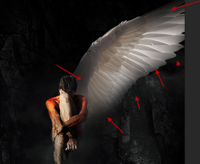 Angel Wings Photoshop Layer