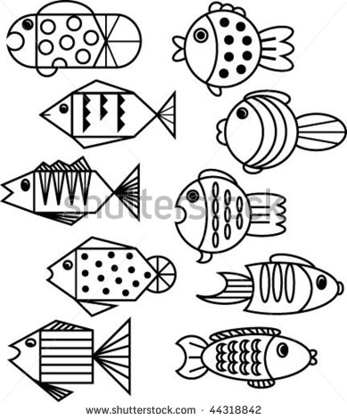 Animal Geometric Shape Fish