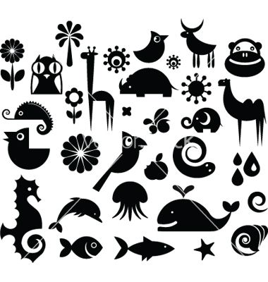 Animal Icons Vector