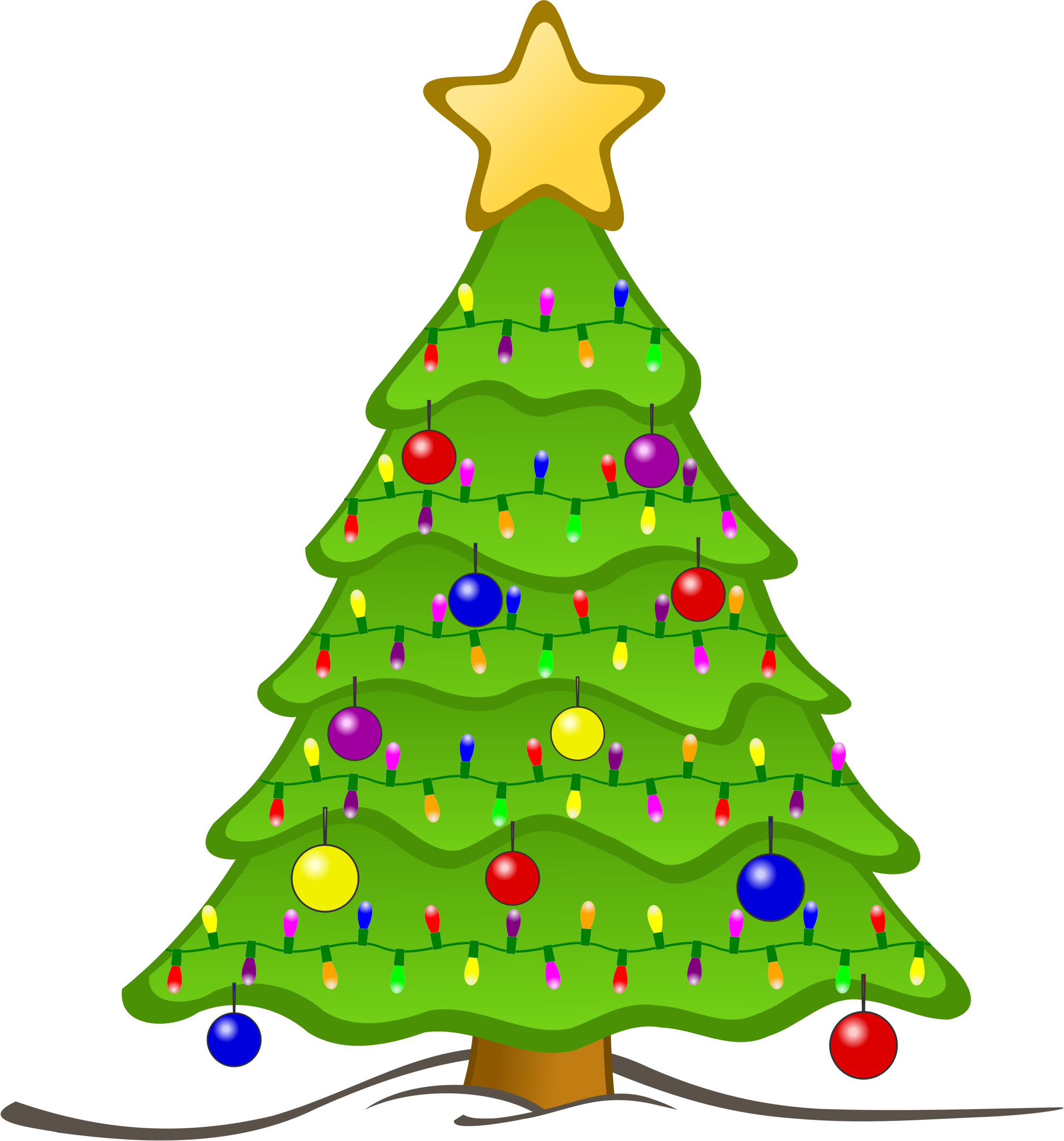 6 Photos of Animated Christmas Tree Graphic