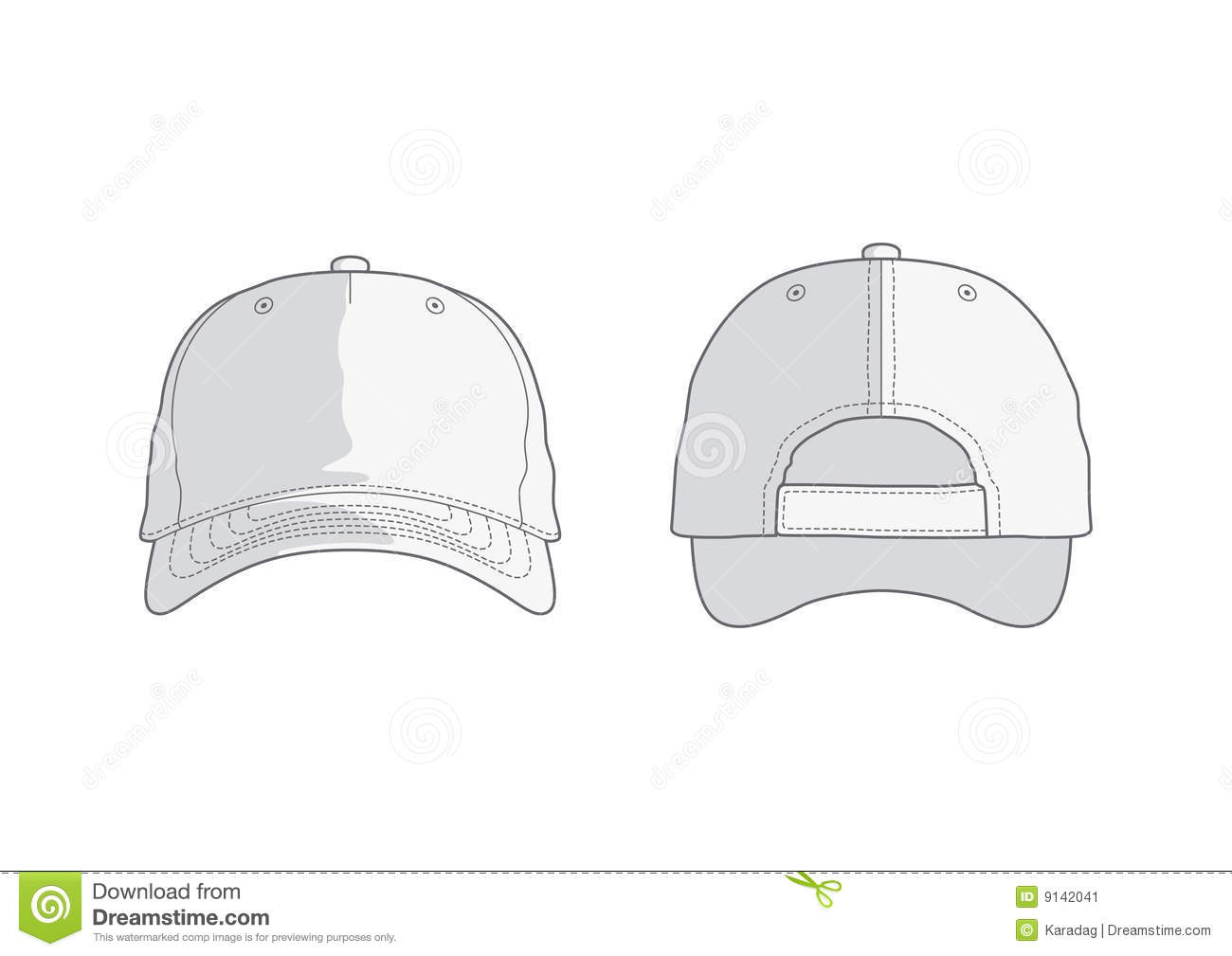 Baseball Cap Vector Template