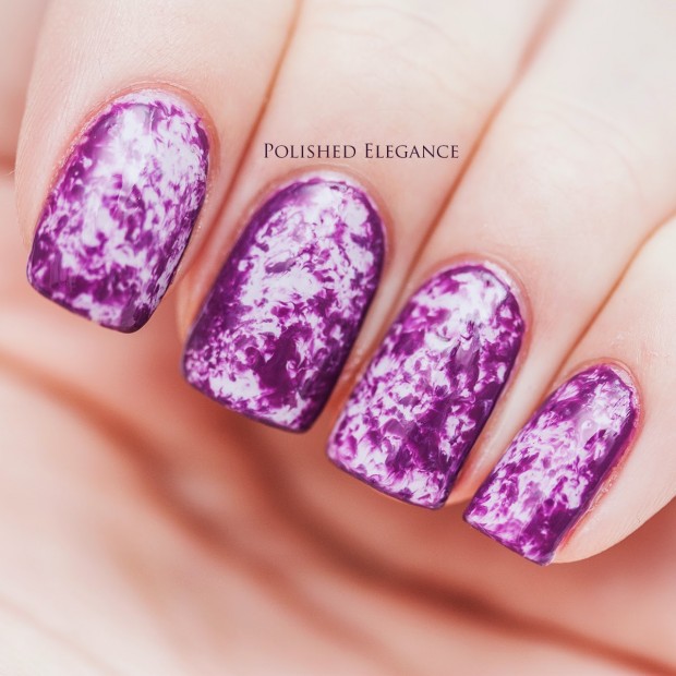 Beautiful Nail Art Purple