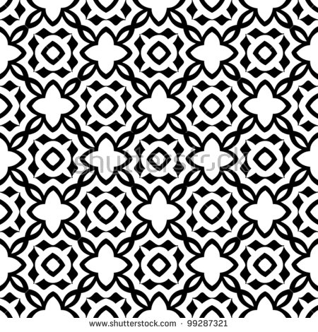 Black and White Decorative Pattern