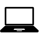 Black Laptop Icon Black Laptop Icon