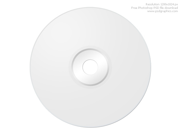 Blank CD Cover Template Photoshop