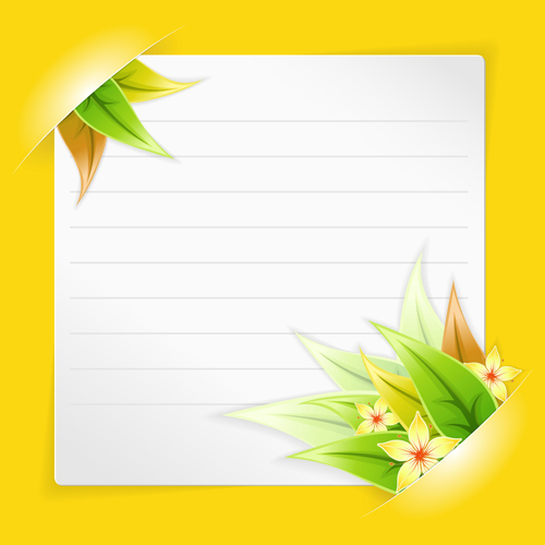 Blank Paper with Design Blank Paper with Design