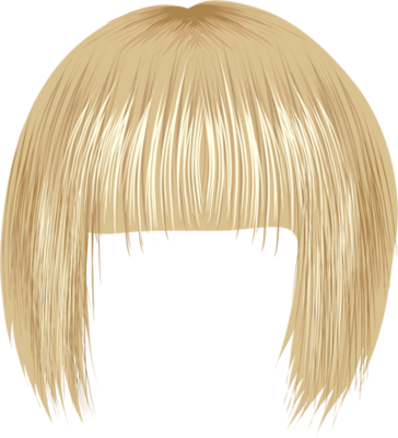 Blonde Wig Clip Art