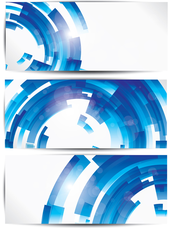 Blue Banner Vector