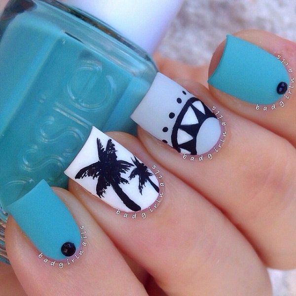 Blue Nail Designs 2016