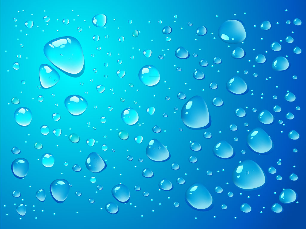Blue Water Drop Blue Water Drop