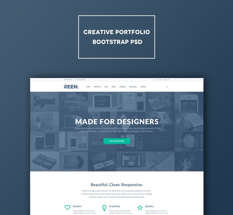 Bootstrap Templates Psd