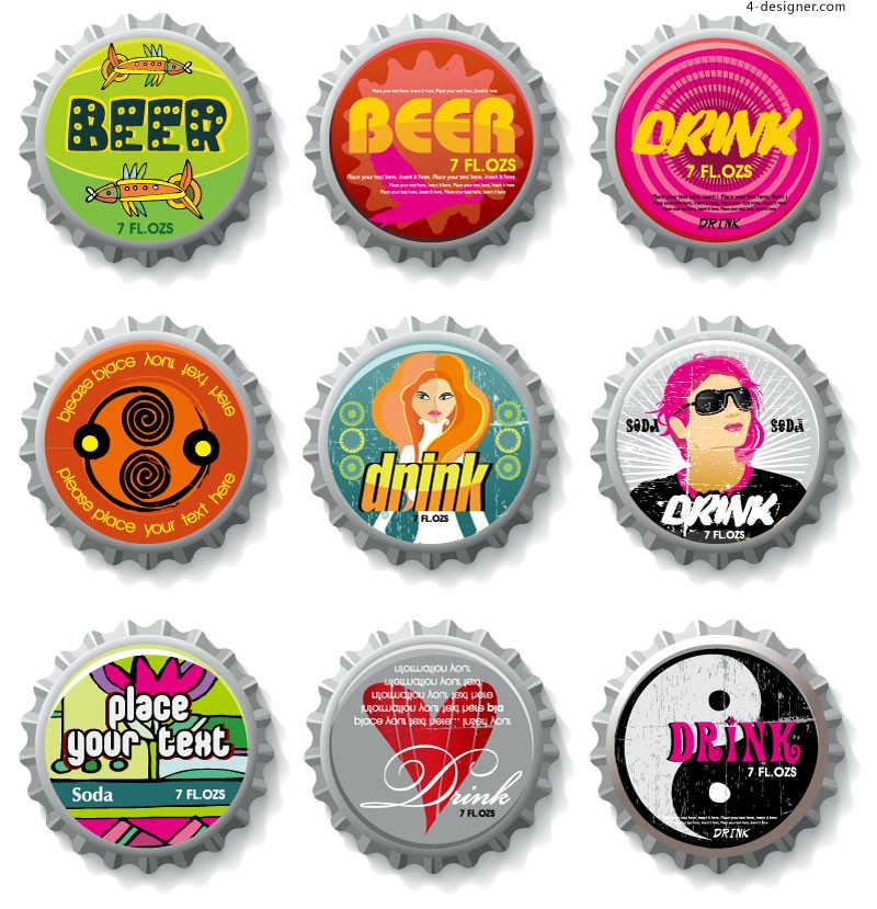 Bottle Cap Vector