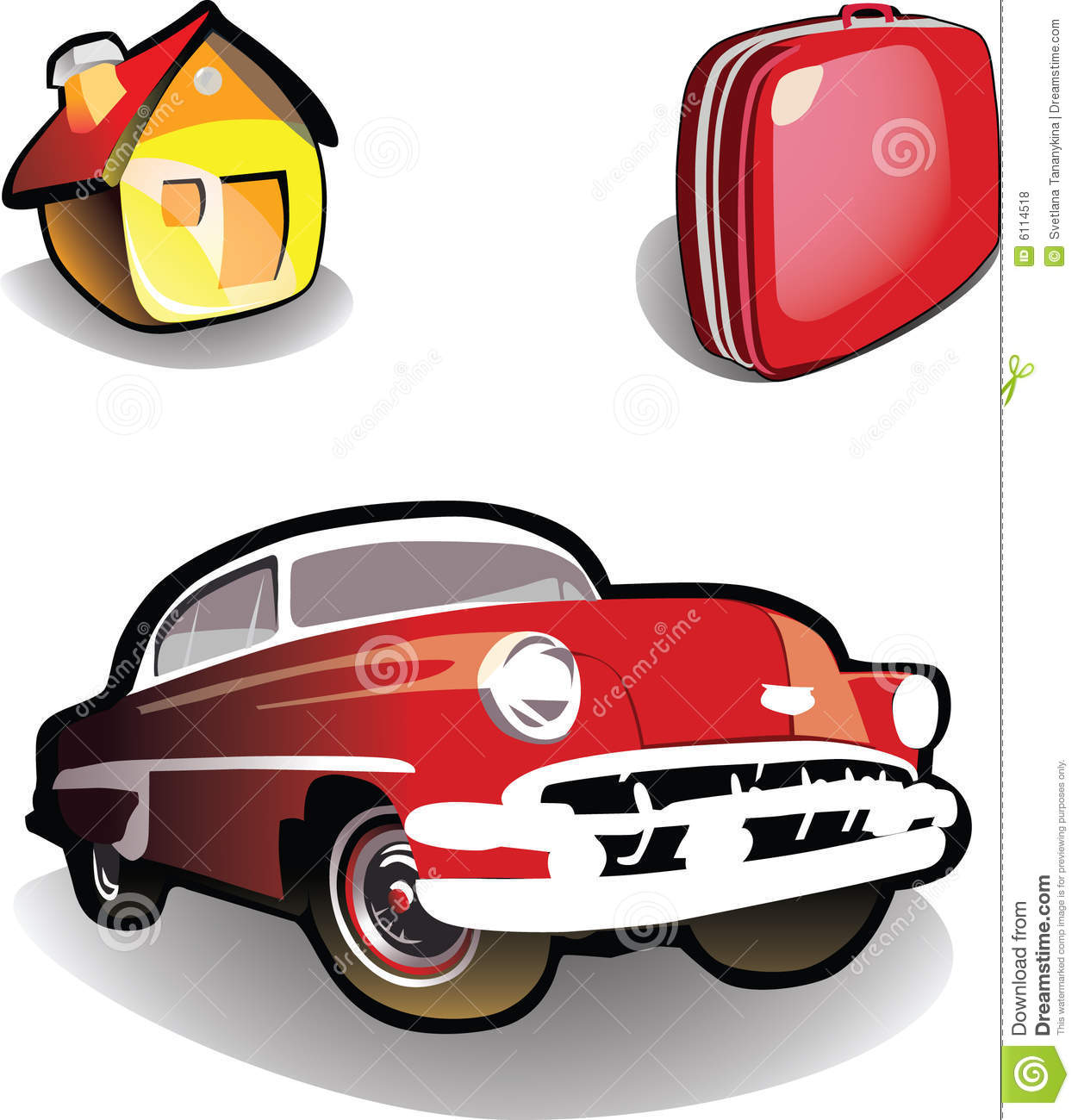Car and House Icon