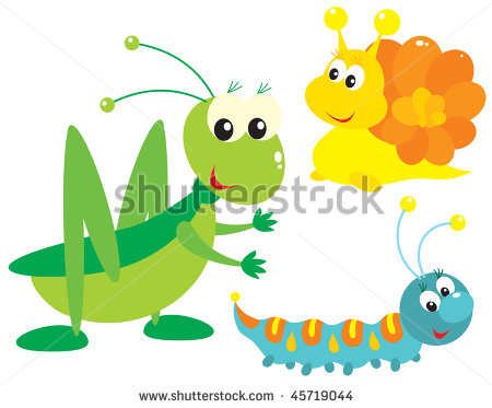 Cartoon Grasshopper Clip Art