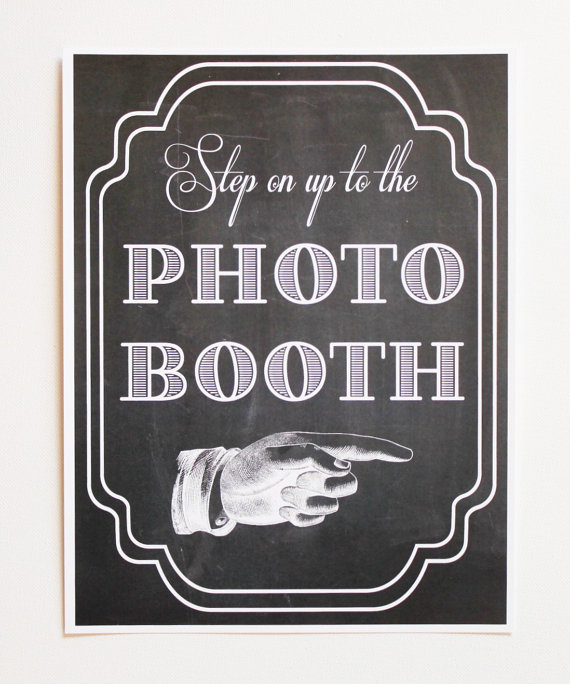 Chalkboard Signs Photo Booths Props