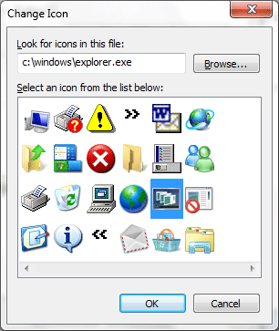 Change Icon Windows 7