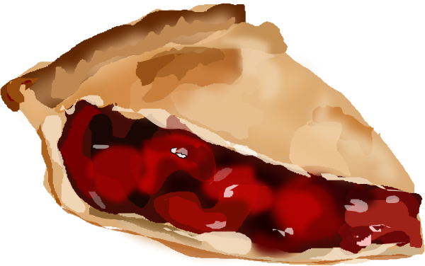 Cherry Pie Slice Clip Art