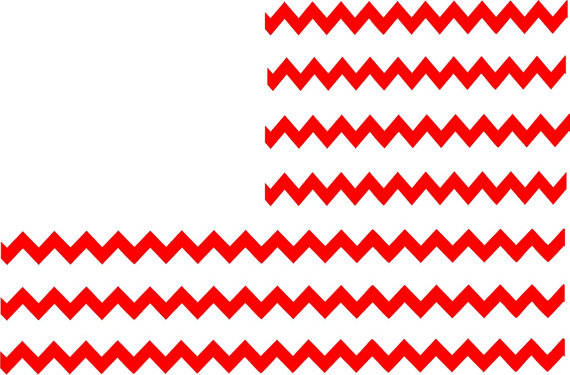 Chevron Flag Embroidery Design Chevron Flag Embroidery Design