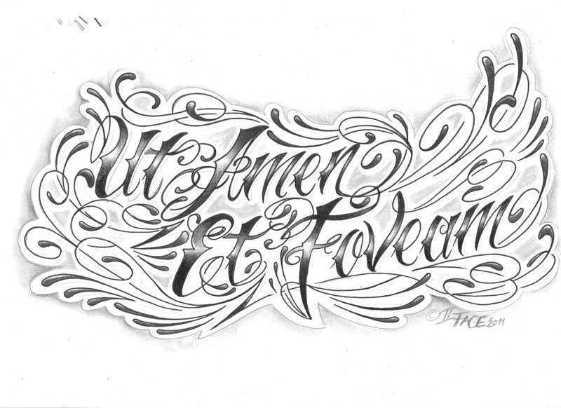 Chicano Tattoo Lettering Fonts