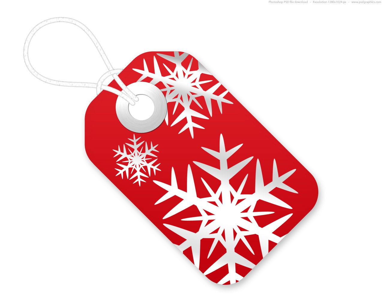 11 Christmas Tag Template PSD Images