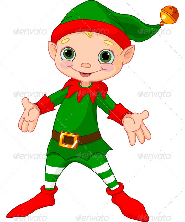 Christmas Elf Clip Art
