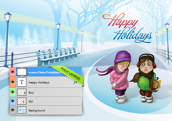 Christmas Holiday Card Templates Free