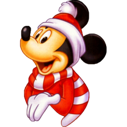 Christmas Mickey Mouse Icon