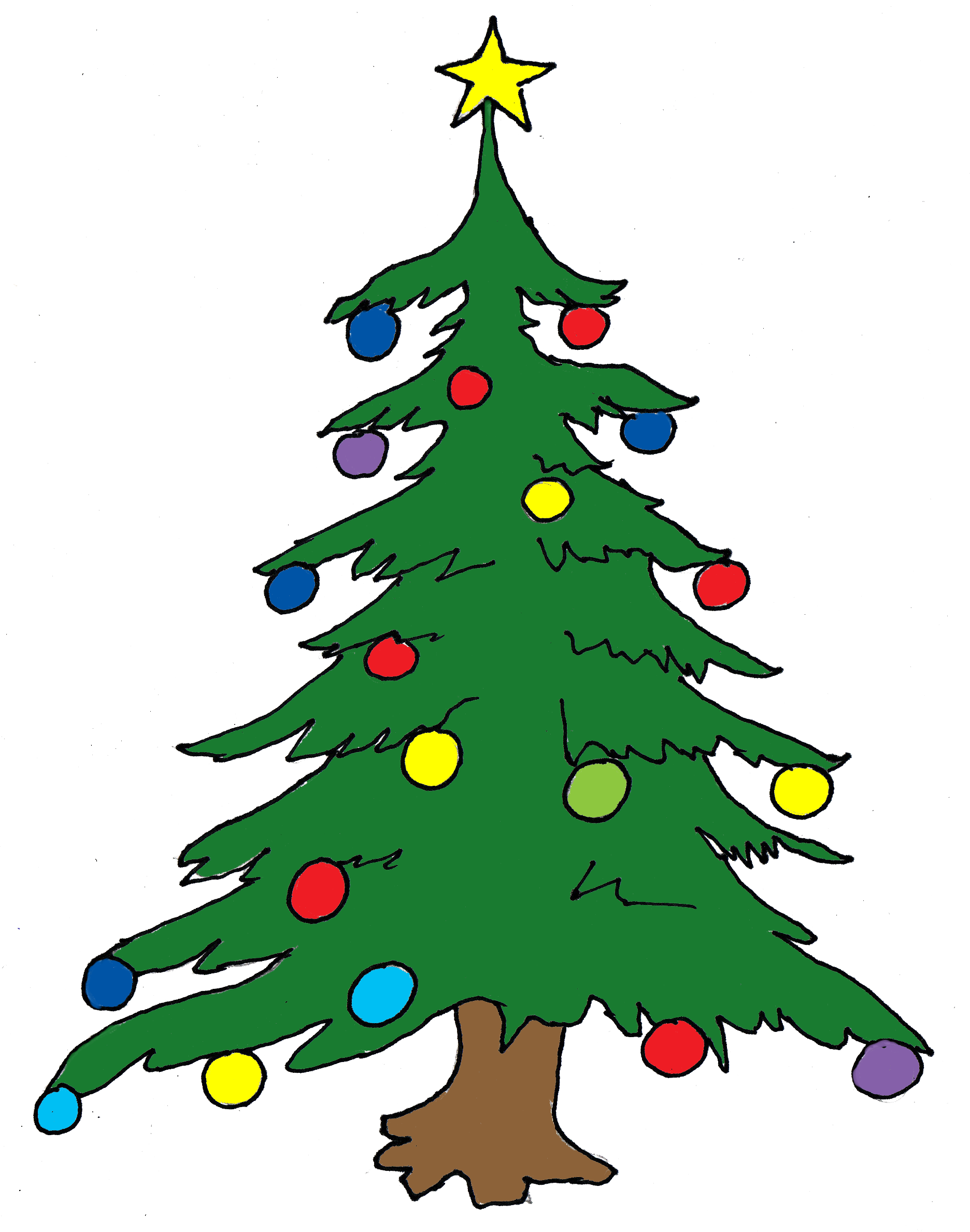 Christmas Tree Clip Art Free