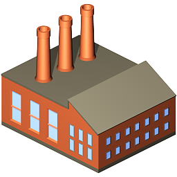 8 Manufacturing Plant Icon Images