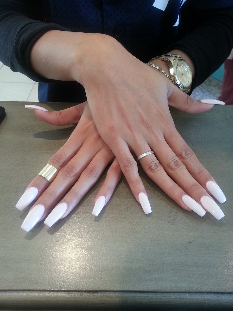 Coffin Nails French Tip Coffin Nails French Tip