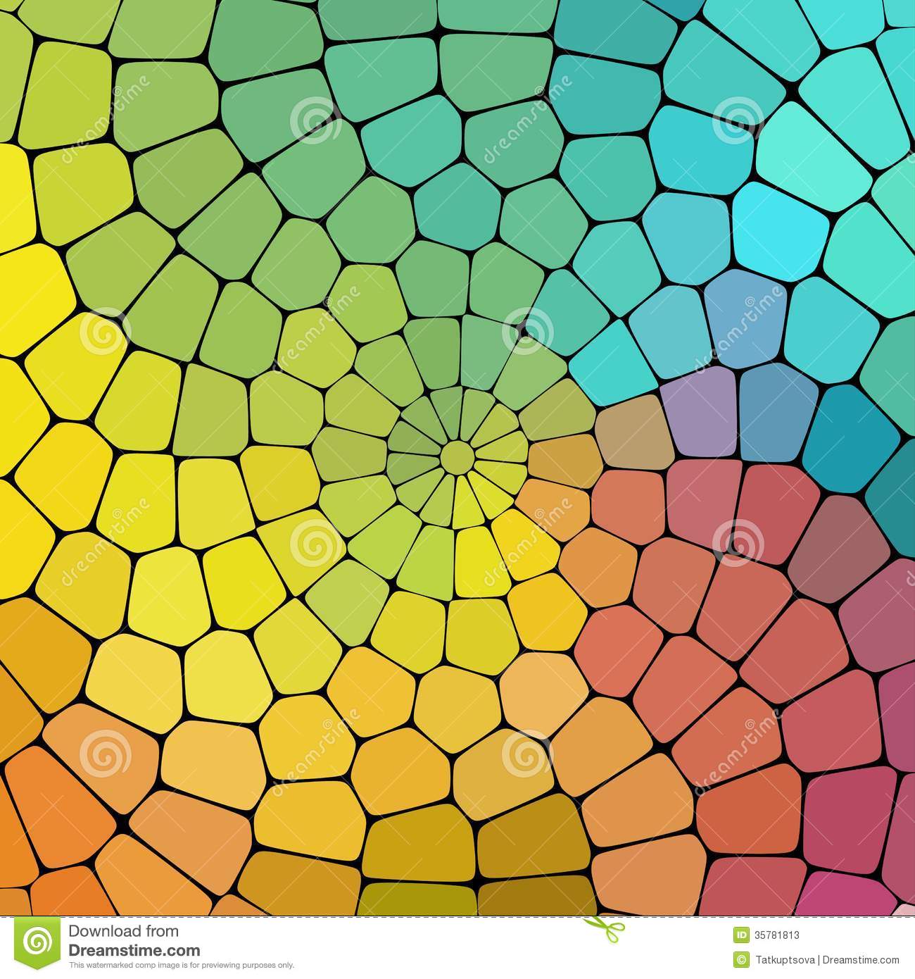 Color Pattern Geometric Shapes