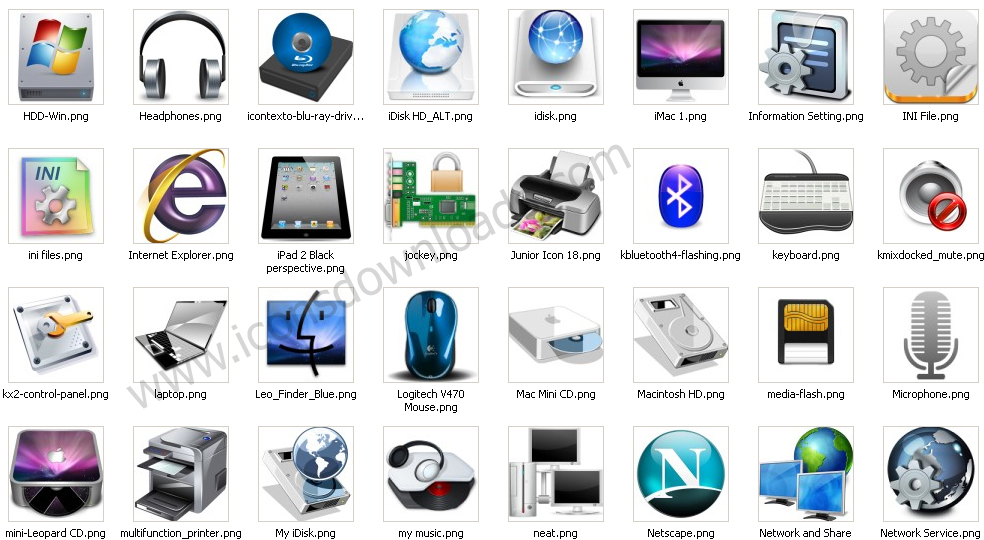 Computer Software Icons