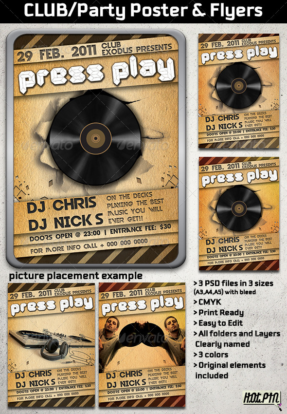 Concert Party Flyer Templates