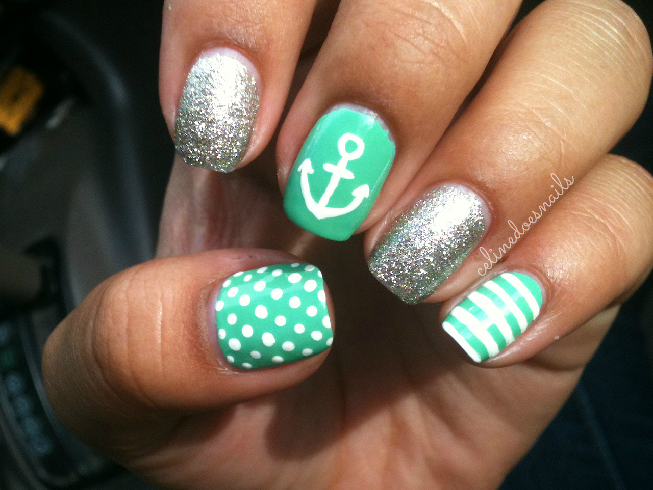 Cool Anchor Nail Designs