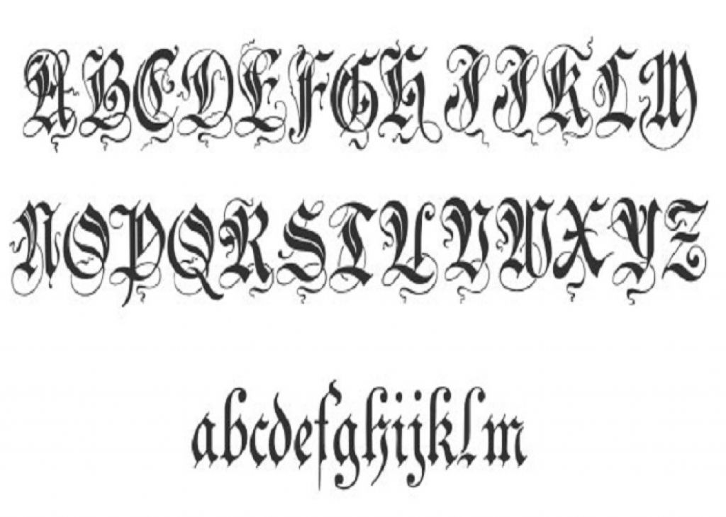 Cool Cursive Tattoo Fonts Cool Cursive Tattoo Fonts