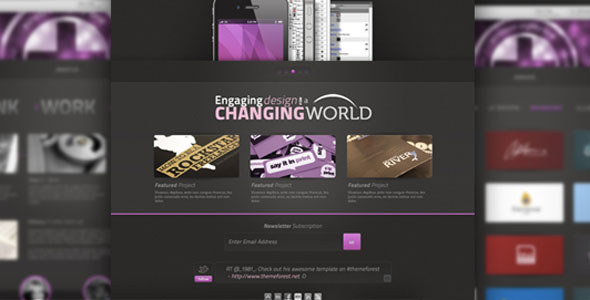 Creative Website Templates PSD Free