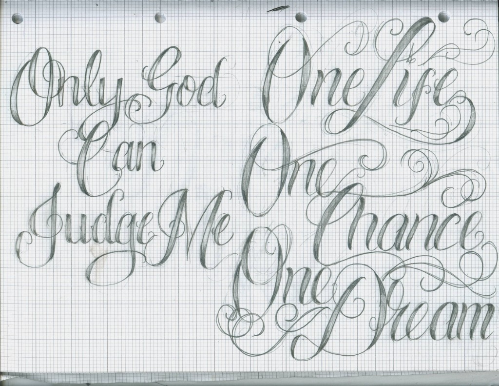 Cursive Tattoo Lettering Designs Cursive Tattoo Lettering Designs
