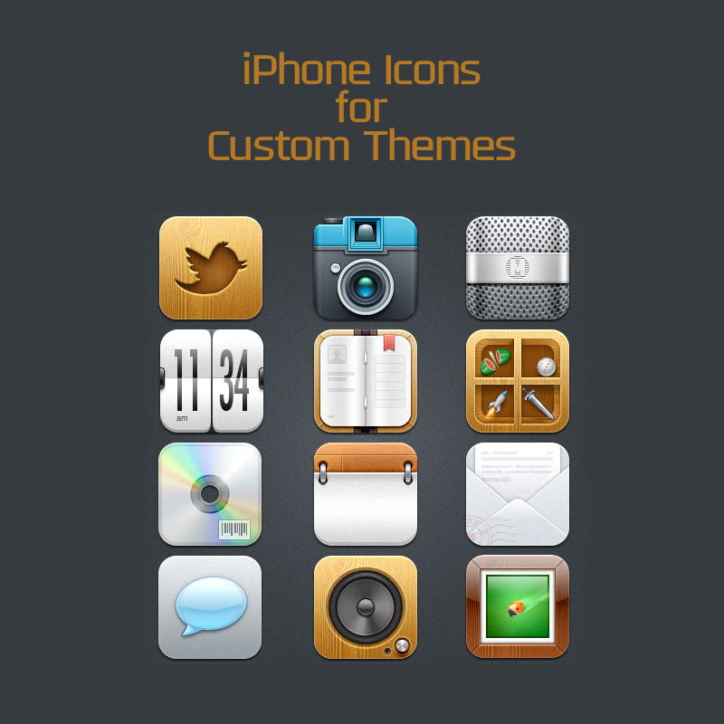 Custom iPhone Icons