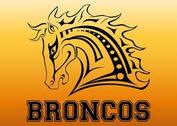 Denver Broncos Logo Silhouette