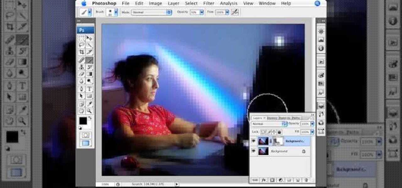 Digital Pixel Effect with Photoshop