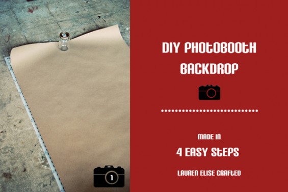 DIY Photo Booth Backdrop Frame