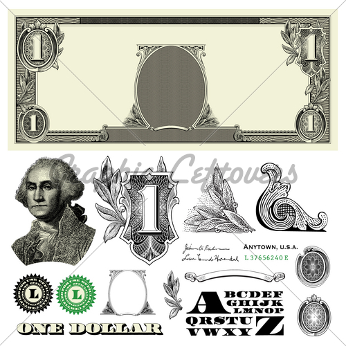 Dollar Bill Vector Art