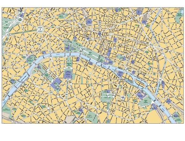 Downtown Paris Map