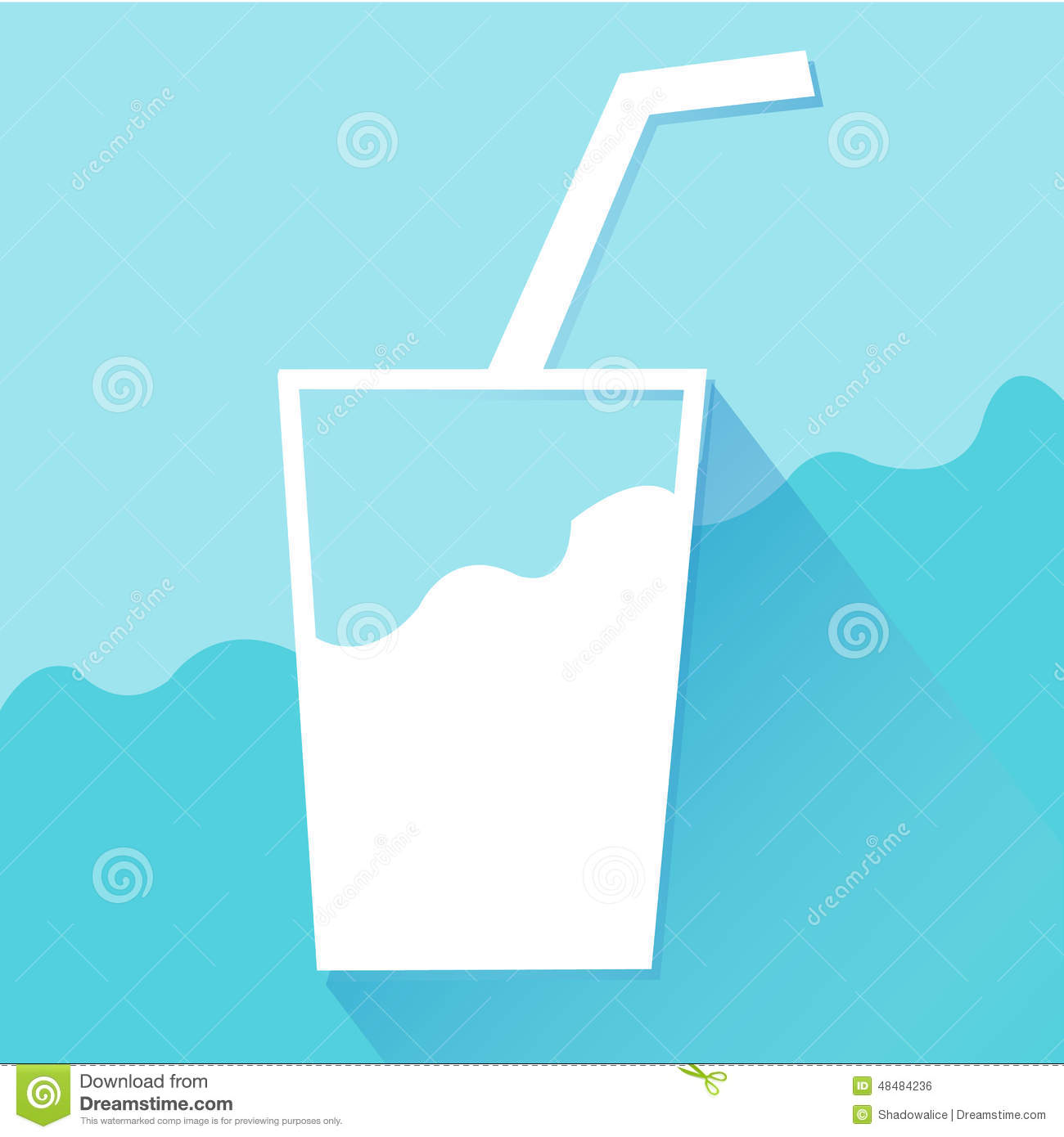 Drinking Water Vector