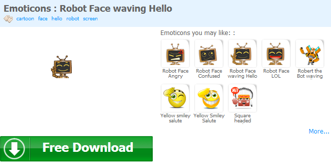 Facebook Smiley Emoticons Animated