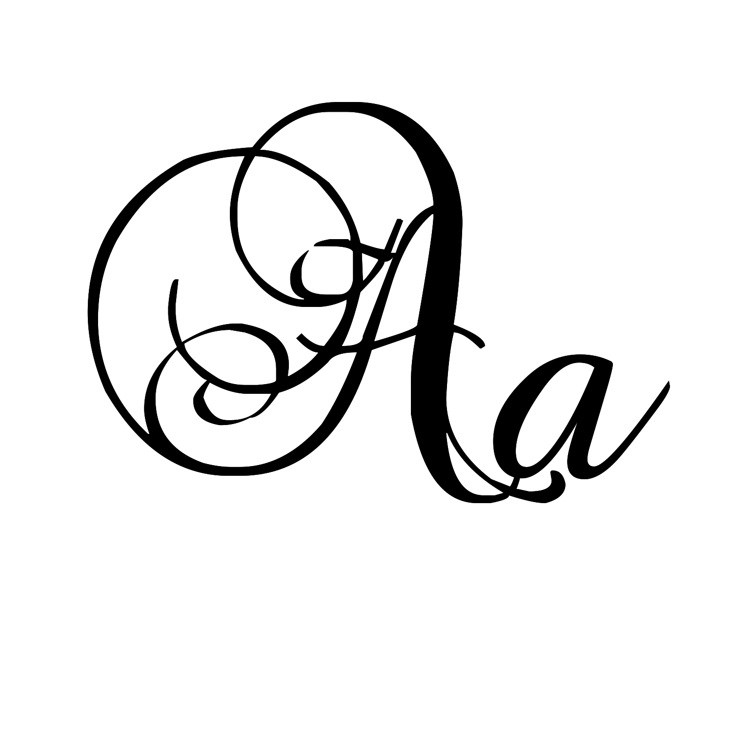 Fancy Cursive Tattoo Fonts Fancy Cursive Tattoo Fonts